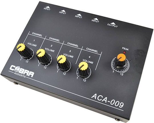 Cobra ACA-009 Αναλογικός Μίκτης 4 Καναλιών