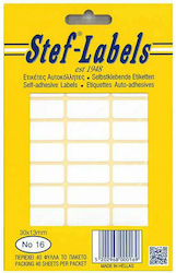 Stef Labels 1200Stück Klebeetiketten Paket mit 40 Blättern in Weiß Farbe 30x13mm Stef Labels 1200Stück Klebeetiketten Paket mit 40 Blättern in Weiß Farbe 30x13mm