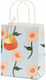 PartyDeco Geschenktasche Papier Tasche für Geschenke Blau 14x8x18cm.