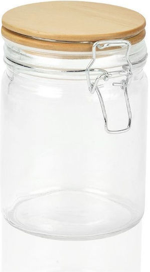 Andrea House General Use Glass Jar with Airtight Lid Transparent