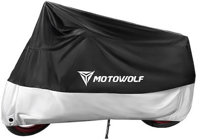 Motowolf Waterproof Motorcycle Cover 210D L295xW115xH140cm