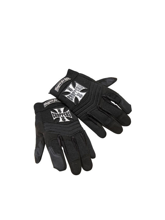 West Coast Choppers Men's Gloves 4 Seasons Black West Coast Choppers Men's Gloves 4 Seasons Black