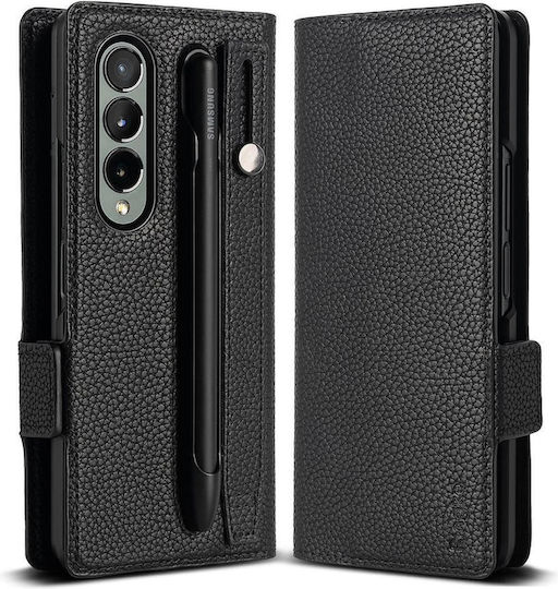 Ringke Signature Strap Back Cover Piele artificială Negru (Galaxy Z Flip4)