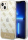 Guess 4G Pattern Script Plastic Back Cover Gold...