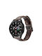 Dux Ducis Leather Wristband Business Version Armband Leder Dark Brown (Galaxy Watch / Huawei Watch / Honor Watch / Xiaomi Watch (22mm Band))
