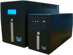 NRG Safe UPS Line-Interactive 1500VA 900W με 4 Πρίζες