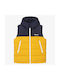 Timberland Kids Casual Jacket Sleeveless short Hooded Yellow