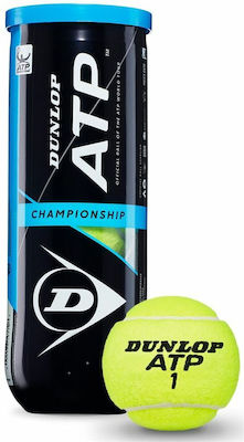 Dunlop ATP Championship Practice Tennis Balls 3pcs