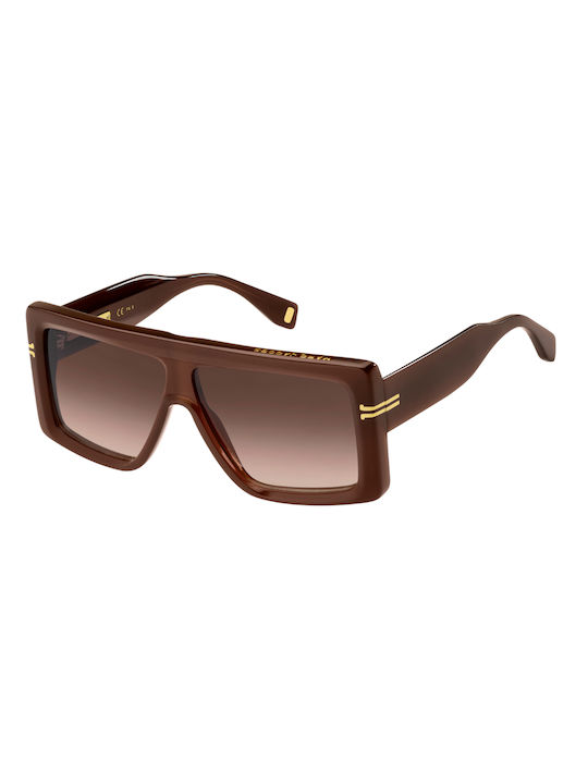 Marc Jacobs Women's Sunglasses with Brown Plastic Frame and Brown Gradient Lens MJ1061/S 09Q/HA