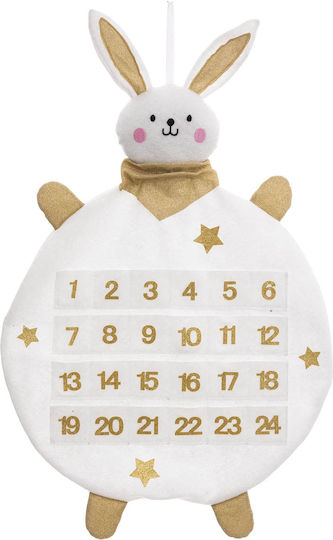 A-S Calendar Christmas Advent Calendar White 43x63cm