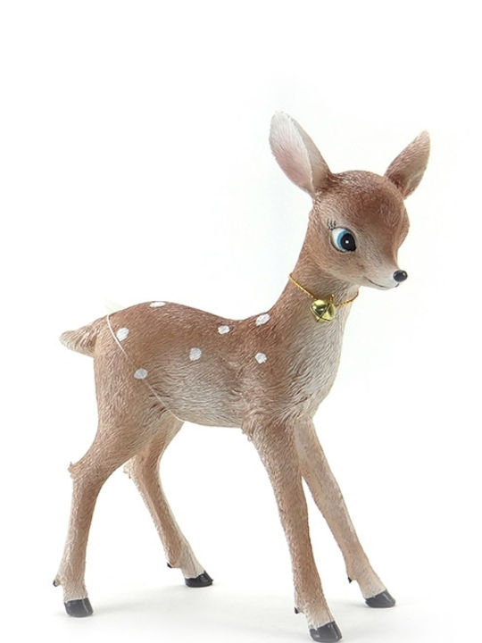 Zaros Christmas Figure Deer Brown Height 20cm