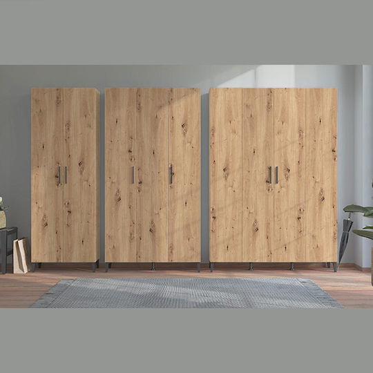 Suport pentru pantofi Buseto 2k cu 5 Rafturi Oak L67.5xW35xH195cm