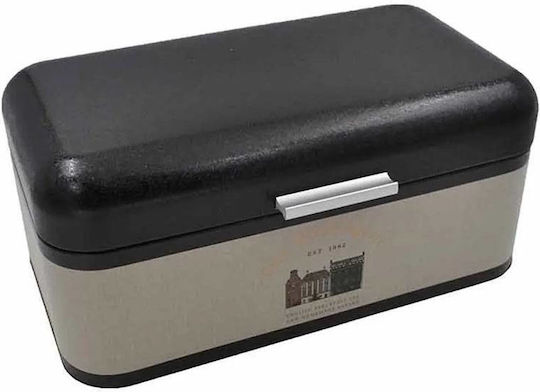 Sidirela Ψωμιέρα Μεταλλική Μαύρη 37x21x16cm Sidirela Ψωμιέρα Μεταλλική Μαύρη 37x21x16cm