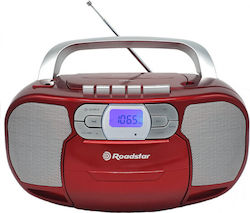 Roadstar 0033290 Rotes Radio-CD-Spieler