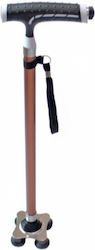 Tpster 21443 Folding Telescopic Aluminium Stick Bronze