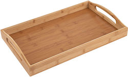 Estia Essential Holz Rechteckig Serviertablett mit Griffen in Braun Farbe 44x29.5x5.5cm 01-12953 1Stück
