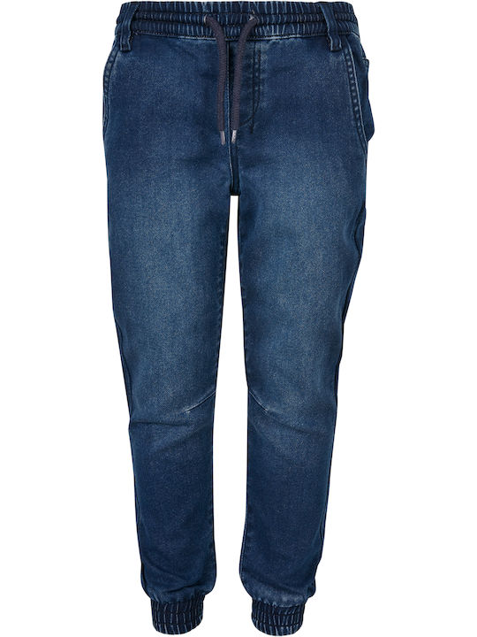 Urban Classics Pantaloni copii din denim Albastru