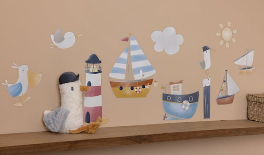 Little Dutch Παιδικό Διακοσμητικό Αυτοκόλλητο Τοίχου Sailors Bay Little Dutch Παιδικό Διακοσμητικό Αυτοκόλλητο Τοίχου Sailors Bay
