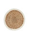 BigBuy Placemat Round Wicker Λευκό 30cm 1pcs