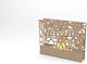 Thermozel Bio Flowers Boden Bioethanol Kamine Innenbereich Beige 57x10x45cm