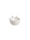 Raeder Birds Servierschüssel Rund aus Porzellan White mit Durchmesser 9cm