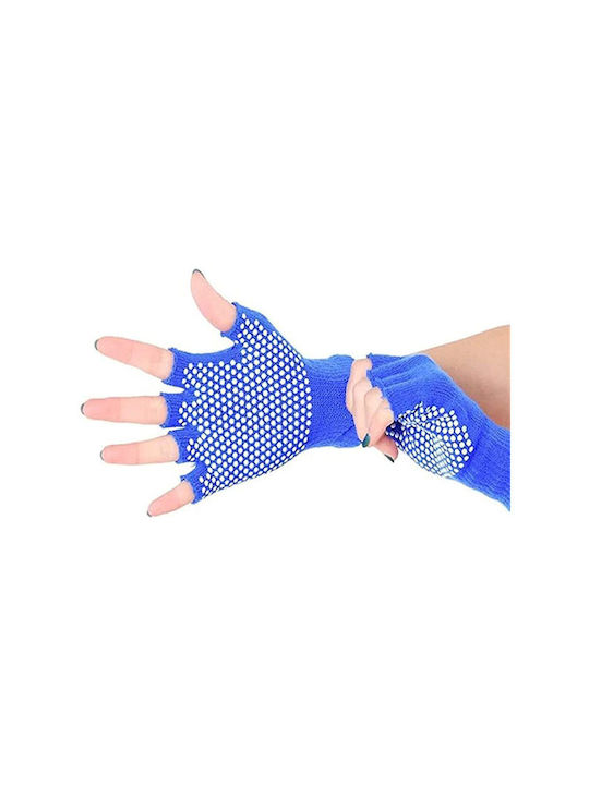 Niyamas G1002 Γυναικεία Αθλητικά Γάντια για Yoga & Pilates Μπλε