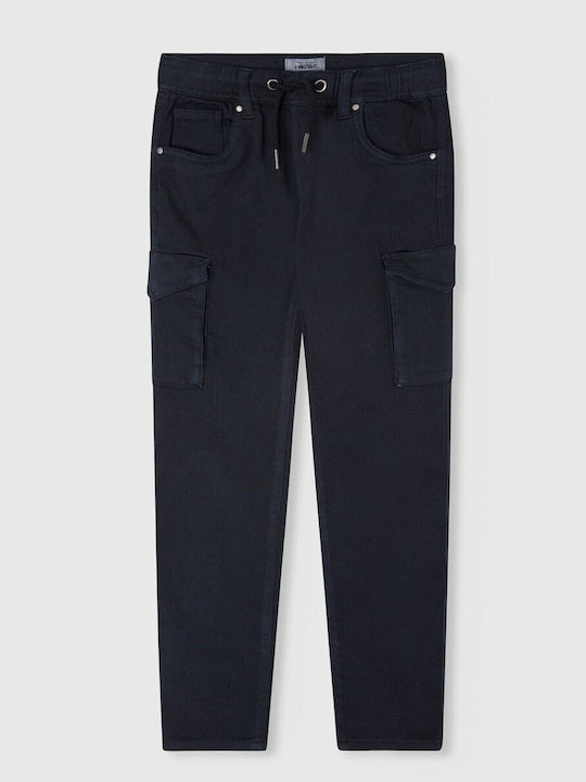 Pepe Jeans Boys Fabric Cargo Trouser Blue