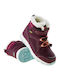 Dibis Jr Kids Boots with Hoop & Loop Closure Purple