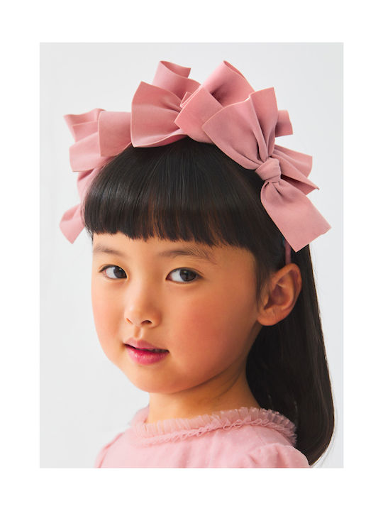 Abel & Lula Kinder Stirnbänder mit Schleife Rosa