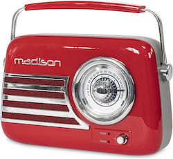 Madison Freesound VR30R Retro Επιτραπέζιο Επαναφορτιζόμενο Κόκκινο Madison Freesound VR30R Retro Επιτραπέζιο Επαναφορτιζόμενο Κόκκινο