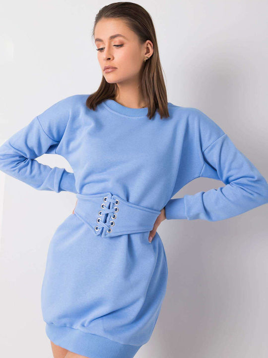 Rue Paris Mini Dress Light Blue