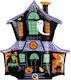 Μπαλόνι Foil Jumbo Halloween Halloween Haunted House Πολύχρωμο 94εκ.