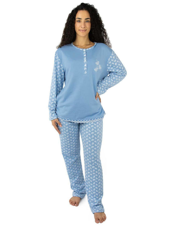 Lydia Creations Winter Women's Pyjama Set Light...