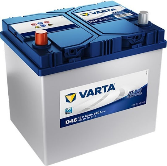 Varta Μπαταρία Αυτοκινήτου Dynamic D48 540EN με Χωρητικότητα 60Ah