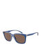 Arnette Plaka Men's Sunglasses with Blue Plastic Frame and Brown Lens AN4306 284773