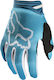 Fox Toxsyk Sommer Kinder Motocross-Handschuhe Blau