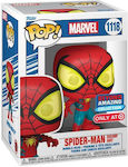Funko Поп! Marvel - Spider-Man Oscorp Suit 1118 Клатеща глава Специално издание