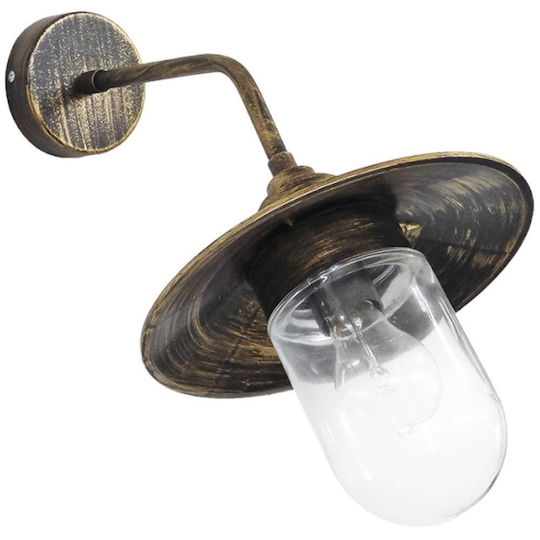Heronia SLP-651AP Wall-Mounted Outdoor Hat Light E27 IP44 40x24x32εκ.