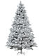 Christmas Tree Deluxe Flocked Snowy 210cm with 1150 Branches