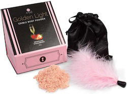 Secretplay Golden Light Set Erotic De Jucării Kit Sparkling Strawberry Praf Comestibil Și Pene 3685