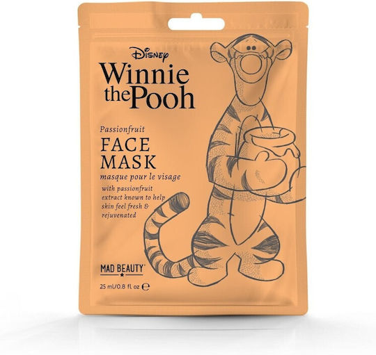 Mad Beauty Winnie The Pooh Тигрова Маска За Лице Плат 25мл