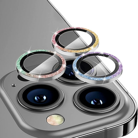 Enkay Glitter Camera Protection Tempered Glass Colorful for the iPhone 14 Pro / 14 Pro Max SYA001944201H