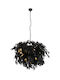 Trio Lighting Leavy Регулируема Висящо Осветително Тяло Черен за 4 Крушки E14, E.14 70x150см.