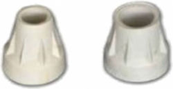 Kifidis Orthopedics Replacement Foot Rubbers for Walkers & Bacteria 1.9cm & 2.1cm White 9.101.21