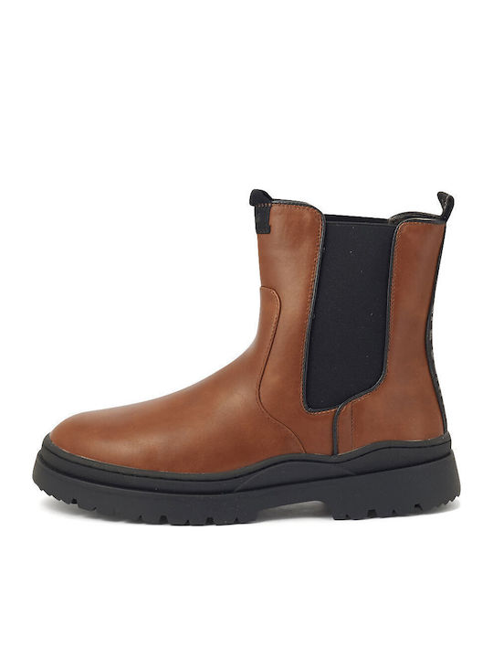 Soda Track Chelsea Boots Cognac