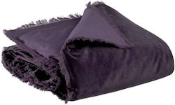 Vivaraise Bett-Läufer Hotel Einzeln L200xW85cm. Lila