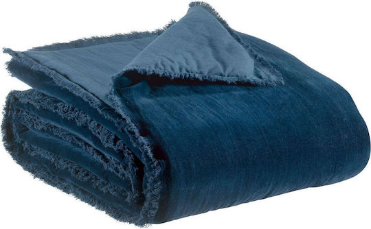 Vivaraise Bett-Läufer Hotel Einzeln L200xW85cm. Blau