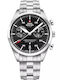 Swiss Military by Chrono Men's Watch 43mm Chronograph Battery with Silver Metal Bracelet