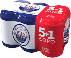ΕΖΑ Pils Hellas Pilsner Κουτί 6x330ml