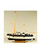 Wooden Decorative wooden boat 43cm